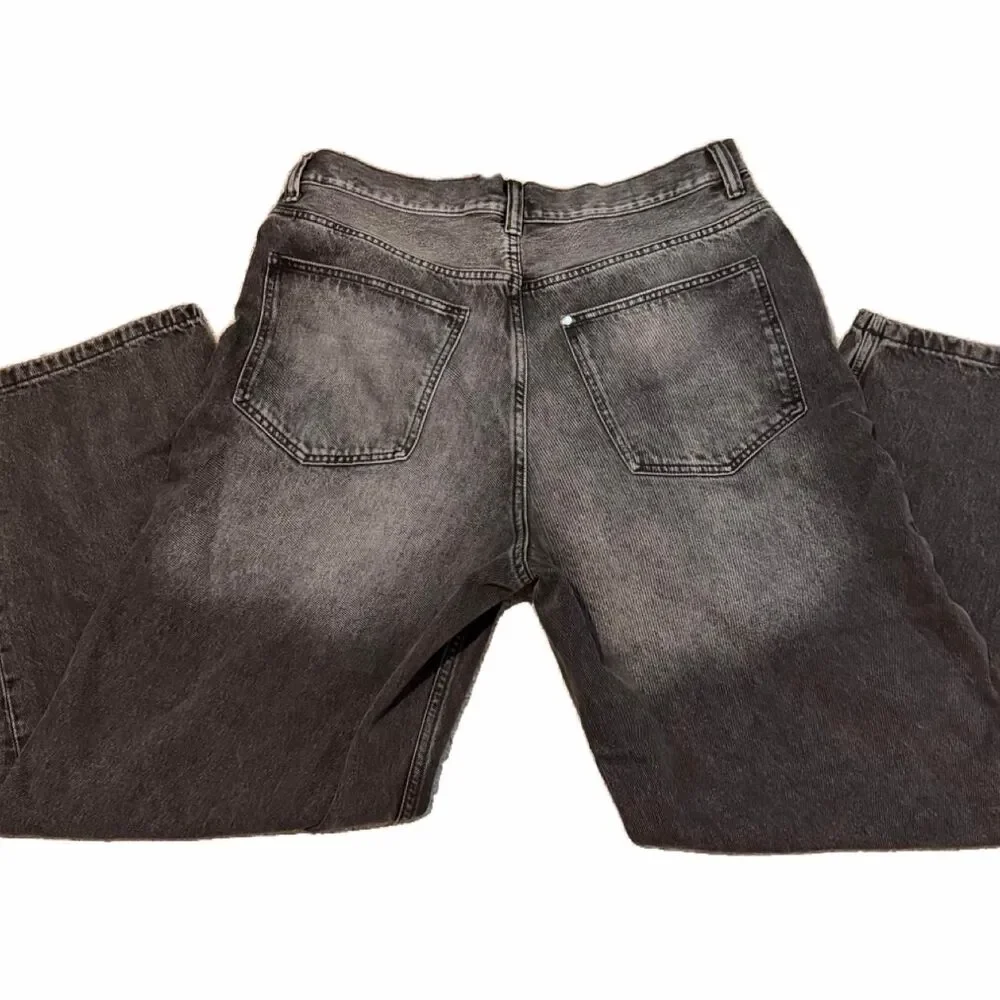 H-m Men's Black and Brown Jeans